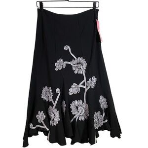NWT Sunny Leigh Skirt Black 4 Small
